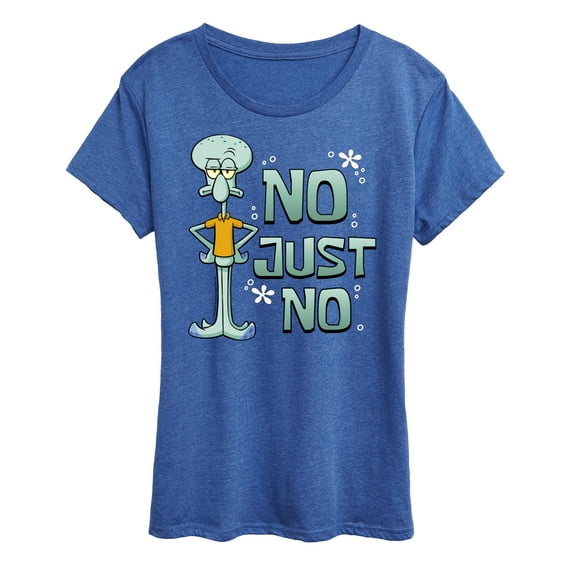 SpongeBob SquarePants - No Just No - Women's Short Sleeve Graphic T-Shirt