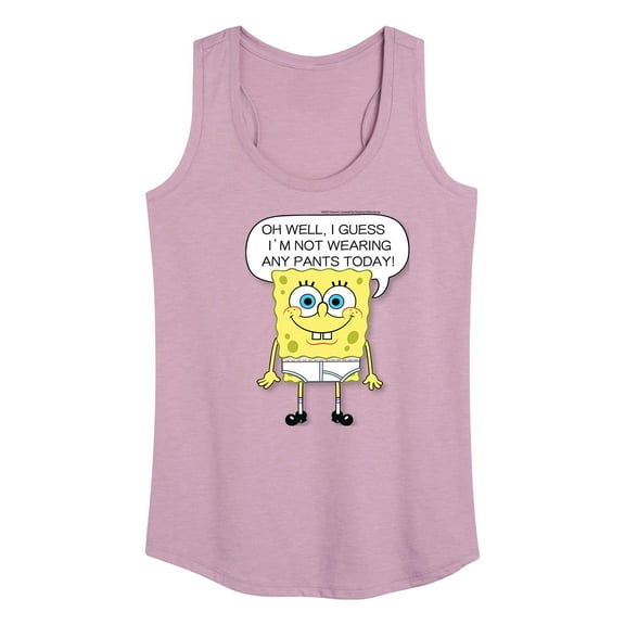 SpongeBob SquarePants - No Pants - Women's Racerback Tank