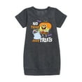 thumbnail image 1 of SpongeBob SquarePants - No Tricks Just Treats - Toddler And Youth Girls Fleece Dress, 1 of 1
