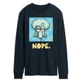 thumbnail image 1 of SpongeBob SquarePants - Nope Squidward - Men's Long Sleeve Graphic T-Shirt, 1 of 4