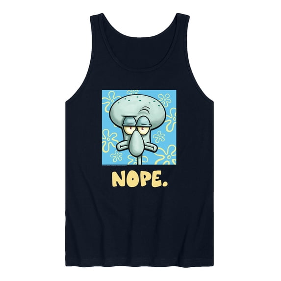 SpongeBob SquarePants - Nope Squidward - Men's Sleeveless Graphic Tank