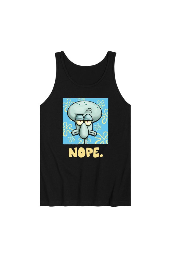 - Nope Squidward - Men's Sleeveless Graphic Tank