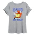 thumbnail image 1 of SpongeBob SquarePants - Not Today Spongebob - Juniors Ideal Flowy Muscle T-Shirt, 1 of 6