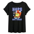 thumbnail image 1 of SpongeBob SquarePants - Not Today Spongebob - Juniors Ideal Flowy Muscle T-Shirt, 1 of 6