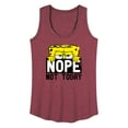 thumbnail image 1 of SpongeBob SquarePants - Not Today - Women's Racerback Tank, 1 of 5