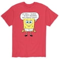 thumbnail image 1 of SpongeBob SquarePants - Not Wearing Any Pants - Men's Short Sleeve Graphic T-Shirt, 1 of 5