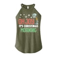 thumbnail image 1 of SpongeBob SquarePants - Oh Joy It's Christmas Morning - Juniors High Neck Tank Top, 1 of 6