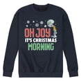 thumbnail image 1 of SpongeBob SquarePants - Oh Joy It's Christmas Morning - Men's Crew Neck Fleece Pullover, 1 of 6