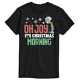 thumbnail image 1 of SpongeBob SquarePants - Oh Joy It's Christmas Morning Squidward - Men's Short Sleeve Graphic T-Shirt, 1 of 6