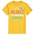 thumbnail image 1 of SpongeBob SquarePants - Oh Joy It's Christmas Morning Squidward - Men's Short Sleeve Graphic T-Shirt, 1 of 6