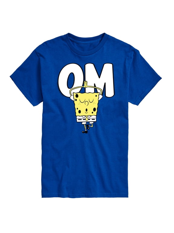 - Om Yoga Spongebob Men's Short Sleeve Graphic T-Shirt