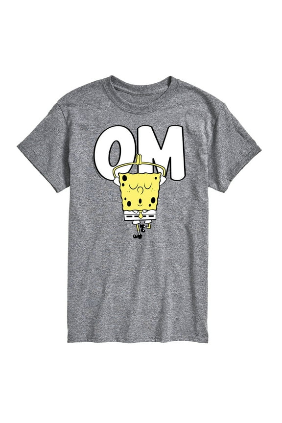 - Om Yoga Spongebob - Men's Short Sleeve Graphic T-Shirt