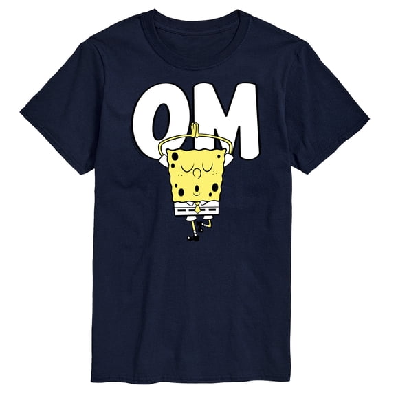 SpongeBob SquarePants - Om Yoga Spongebob - Men's Short Sleeve Graphic T-Shirt