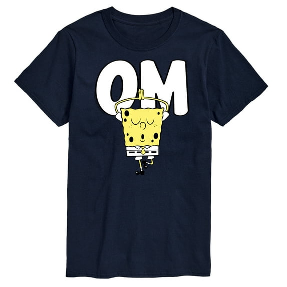 SpongeBob SquarePants - Om Yoga Spongebob - Men's Short Sleeve Graphic T-Shirt