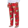 thumbnail image 1 of SpongeBob SquarePants Pajamas Men's Oh Joy Santa Hat Fleece Lounge Pj Pants, 1 of 7
