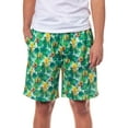thumbnail image 1 of SpongeBob SquarePants Pajamas Men's Tropical Plants Sleep Lounge PJ Shorts, 1 of 6