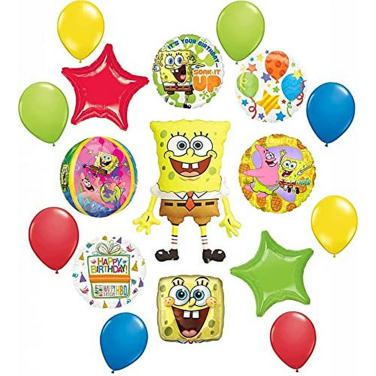 SpongeBob SquarePants Party Supplies It's Your Birthday Balloon Bouquet  Decorations 