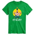 thumbnail image 1 of SpongeBob SquarePants - Patrick Christmas Tree It's Lit - Men's Short Sleeve Graphic T-Shirt, 1 of 6