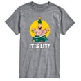 thumbnail image 1 of SpongeBob SquarePants - Patrick Christmas Tree It's Lit - Men's Short Sleeve Graphic T-Shirt, 1 of 6