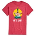 thumbnail image 1 of SpongeBob SquarePants - Patrick Christmas Tree It's Lit - Men's Short Sleeve Graphic T-Shirt, 1 of 6