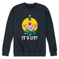 thumbnail image 1 of SpongeBob SquarePants - Patrick It's Lit - Men's Crew Neck Fleece Pullover, 1 of 6