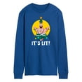 thumbnail image 1 of SpongeBob SquarePants - Patrick It's Lit - Men's Long Sleeve T-Shirt, 1 of 6