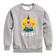 thumbnail image 1 of SpongeBob SquarePants - Patrick It's Lit - Toddler And Youth Crewneck Fleece Sweatshirt, 1 of 6