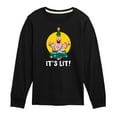 thumbnail image 1 of SpongeBob SquarePants - Patrick It's Lit - Toddler And Youth Long Sleeve Graphic T-Shirt, 1 of 6