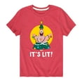 thumbnail image 1 of SpongeBob SquarePants - Patrick It's Lit - Toddler And Youth Short Sleeve Graphic T-Shirt, 1 of 6