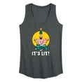 thumbnail image 1 of SpongeBob SquarePants - Patrick It's Lit - Women's Racerback Tank Top, 1 of 6