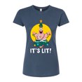 thumbnail image 1 of SpongeBob SquarePants - Patrick Its Lit - Juniors Fitted Graphic T-Shirt, 1 of 6