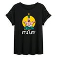 thumbnail image 1 of SpongeBob SquarePants - Patrick Its Lit - Juniors Ideal Flowy Muscle T-Shirt, 1 of 6