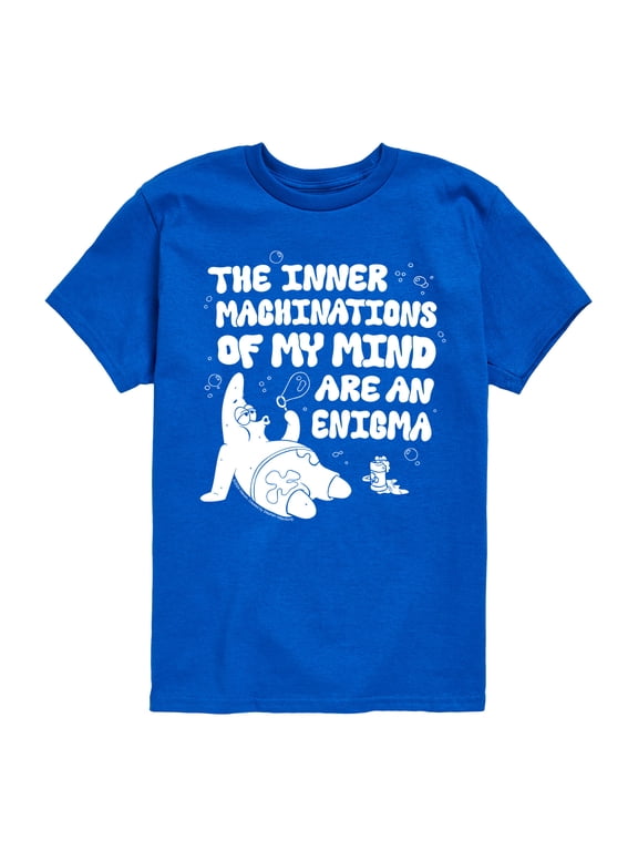 - Patrick Mind Enigma Bubbles Boys' Short Sleeve Graphic T-Shirt