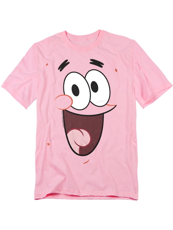 Spongebob T-Shirt Patrick Smile Unisex Graphic Tee for Men & Women