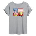 thumbnail image 1 of SpongeBob SquarePants - Patrick Sparkers Flag - Juniors Ideal Flowy Muscle T-Shirt, 1 of 6