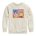 thumbnail image 1 of SpongeBob SquarePants - Patrick Sparkers Flag - Toddler & Youth Crewneck Fleece Sweatshirt, 1 of 6
