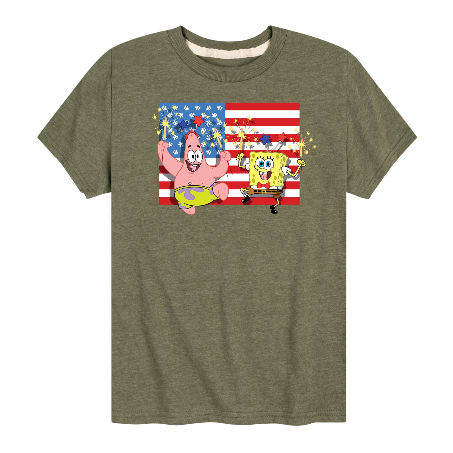 SpongeBob SquarePants - Patrick Sparkers Flag - Toddler & Youth Short ...