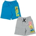 thumbnail image 1 of SpongeBob SquarePants Patrick SpongeBob SquarePants Big Boys French Terry 2 Pack Shorts Toddler to Big Kid, 1 of 5