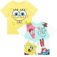 thumbnail image 1 of SpongeBob SquarePants Patrick SpongeBob SquarePants Squidward Little Boys 2 Pack T-Shirts Infant to Big Kid, 1 of 5
