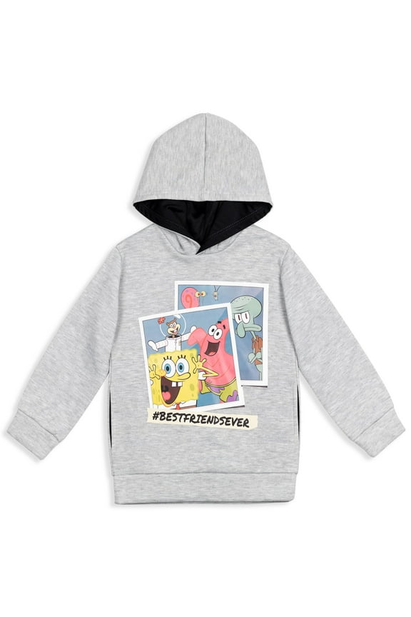 Patrick SpongeBob SquarePants Squidward Little Boys Pullover Hoodie Little Kid to Big Kid