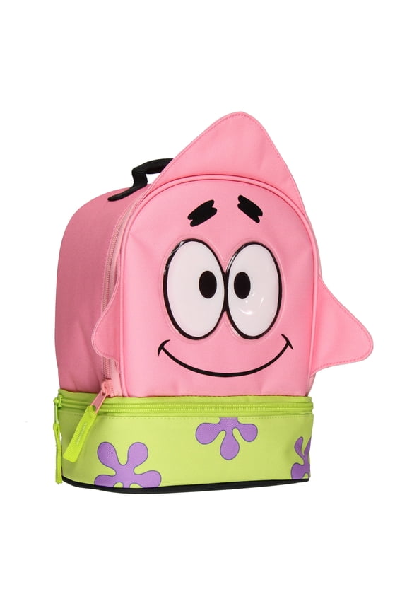 SpongeBob SquarePants Patrick Star Character Dual Compartment Lunch Box Bag