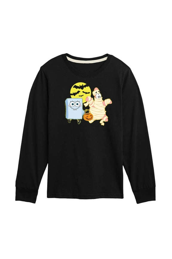- Patrick Trick Or Treating - Toddler & Youth Long Sleeve Graphic T-Shirt