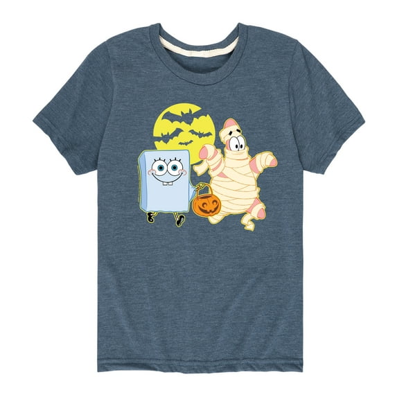 SpongeBob SquarePants - Patrick Trick Or Treating - Toddler & Youth Short Sleeve Graphic T-Shirt