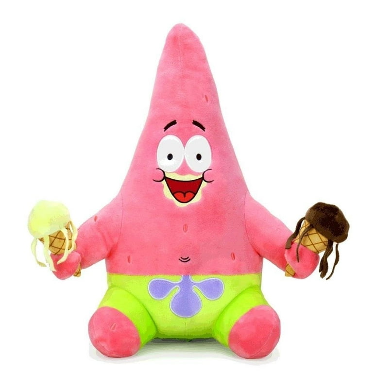 SpongeBob SquarePants Patrick with Ice Cream Hug Me 16 Plush Starfish Star  NECA 