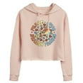 thumbnail image 1 of SpongeBob SquarePants - Peace Love Krabby Patties - Juniors Cropped Pullover Hoodie, 1 of 6
