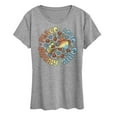 thumbnail image 1 of SpongeBob SquarePants - Peace Love Krabby Patties - Women's Short Sleeve Graphic T-Shirt, 1 of 6