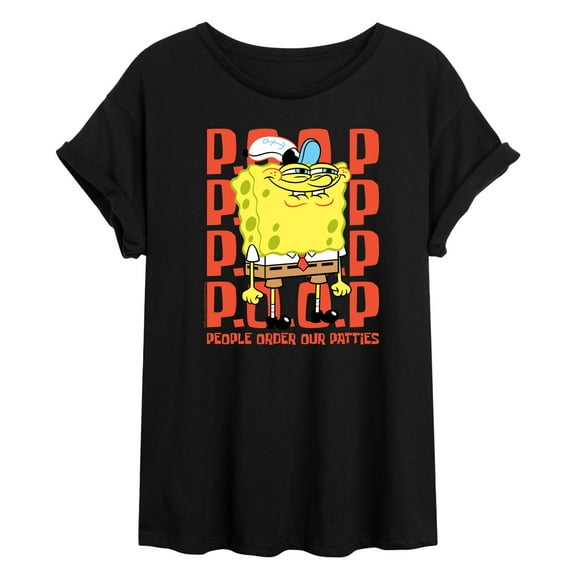 SpongeBob SquarePants - People Order Our Patties - Women's Oversized T-Shirt
