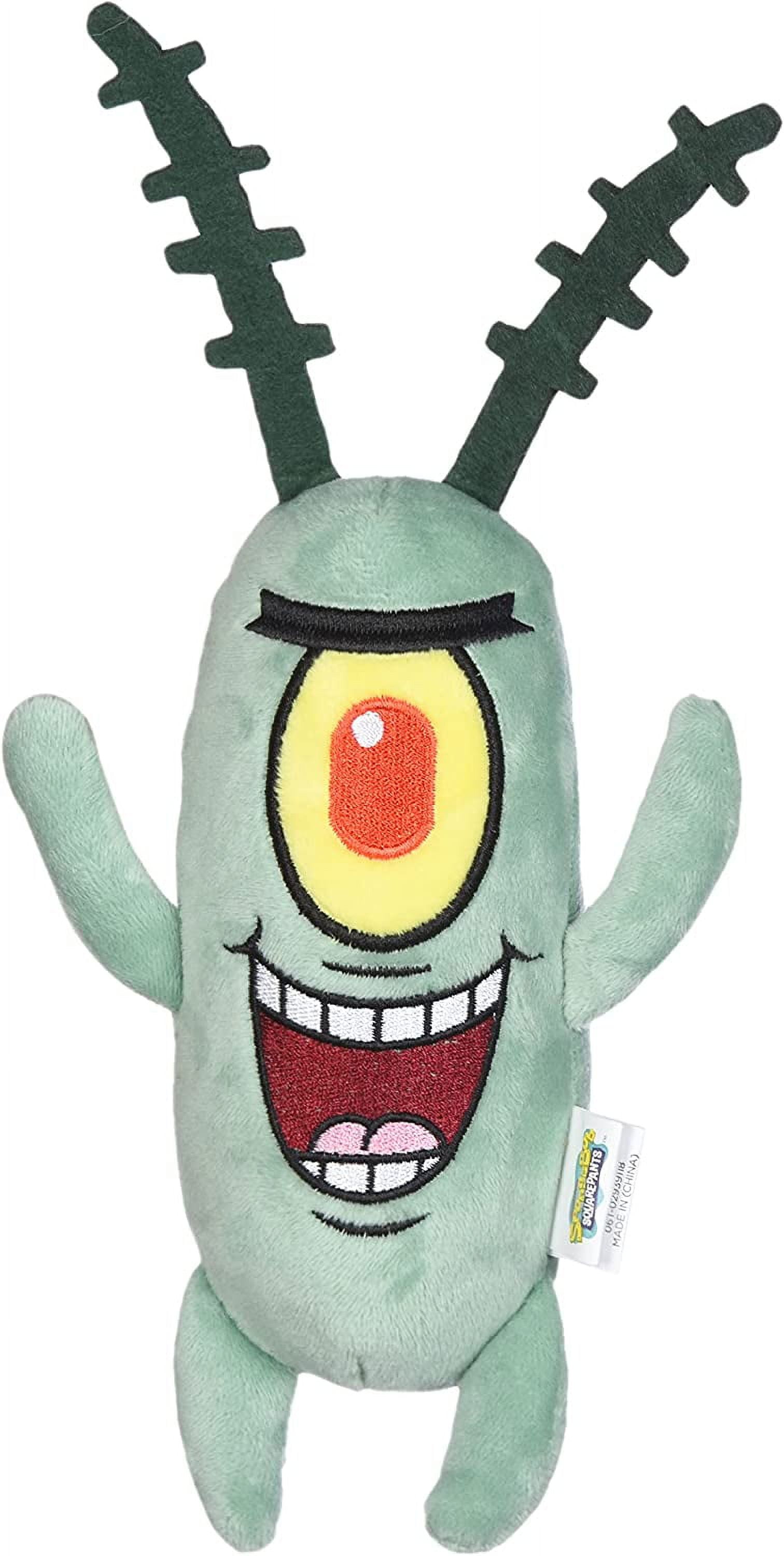 SpongeBob SquarePants for Pets Plankton Figure Plush Dog Toy , 9 Inch ...