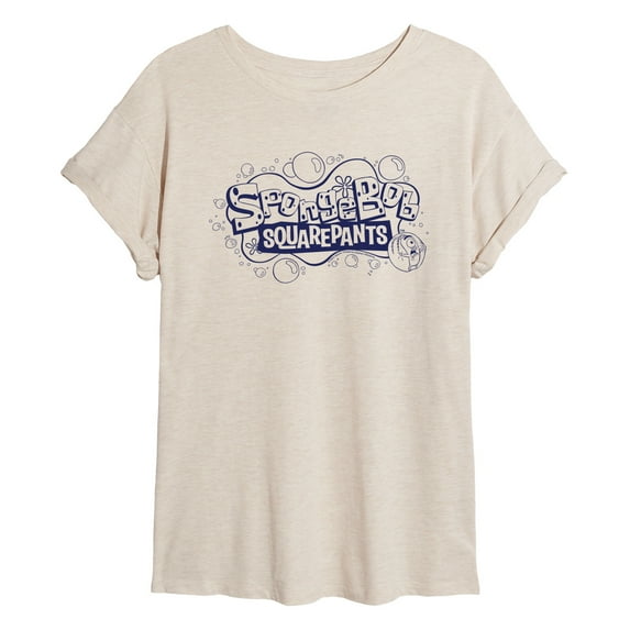 SpongeBob SquarePants - Plankton Bubble - Juniors Ideal Flowy Muscle T-Shirt