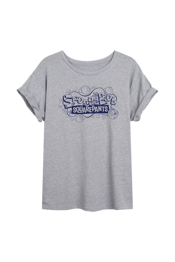 - Plankton Bubble - Juniors Ideal Flowy Muscle T-Shirt